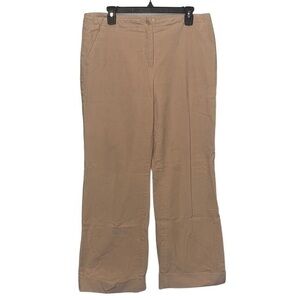 Caslon Wide Leg Corduroy Pants Tan Color Womens size 12